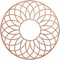 Ekena Millwork Cannes Wood Fretwork Pierced Ceiling Medallion, Cherry, 32"OD x 11"ID x 1/4"T CMWP32X32X0250CNCH - alternate 1